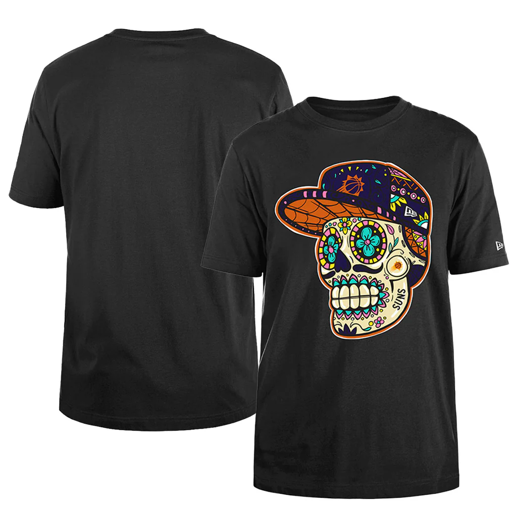 NBA Phoenix Suns New Era Sugar Skull T-Shirt