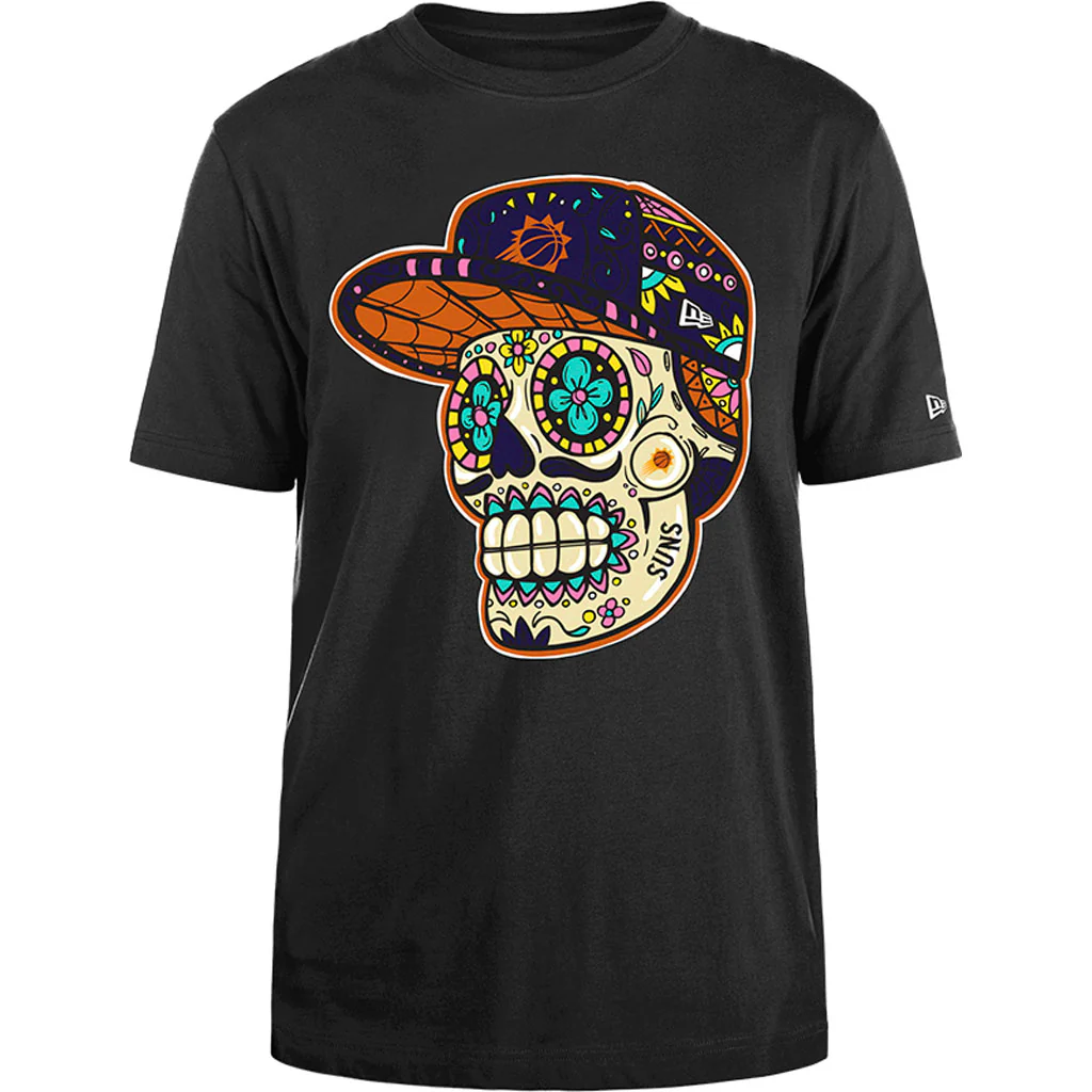 NBA Phoenix Suns New Era Sugar Skull T-Shirt - Image 2