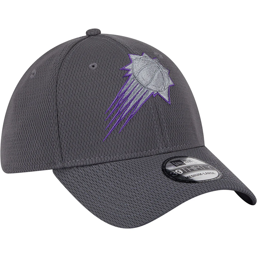 NBA Phoenix Suns New Era Tonal Graphite 39THIRTY Flex Fit Hat - Graphite - Image 2