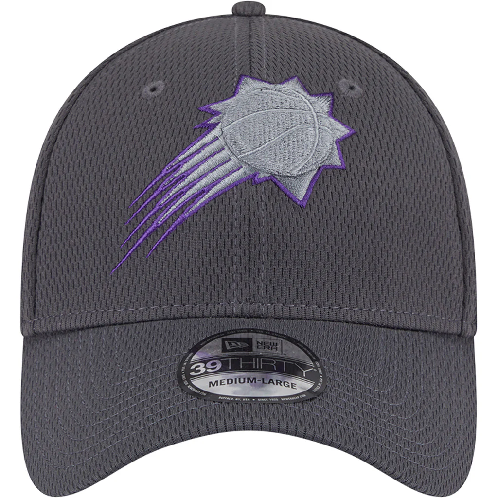 NBA Phoenix Suns New Era Tonal Graphite 39THIRTY Flex Fit Hat - Graphite - Image 3