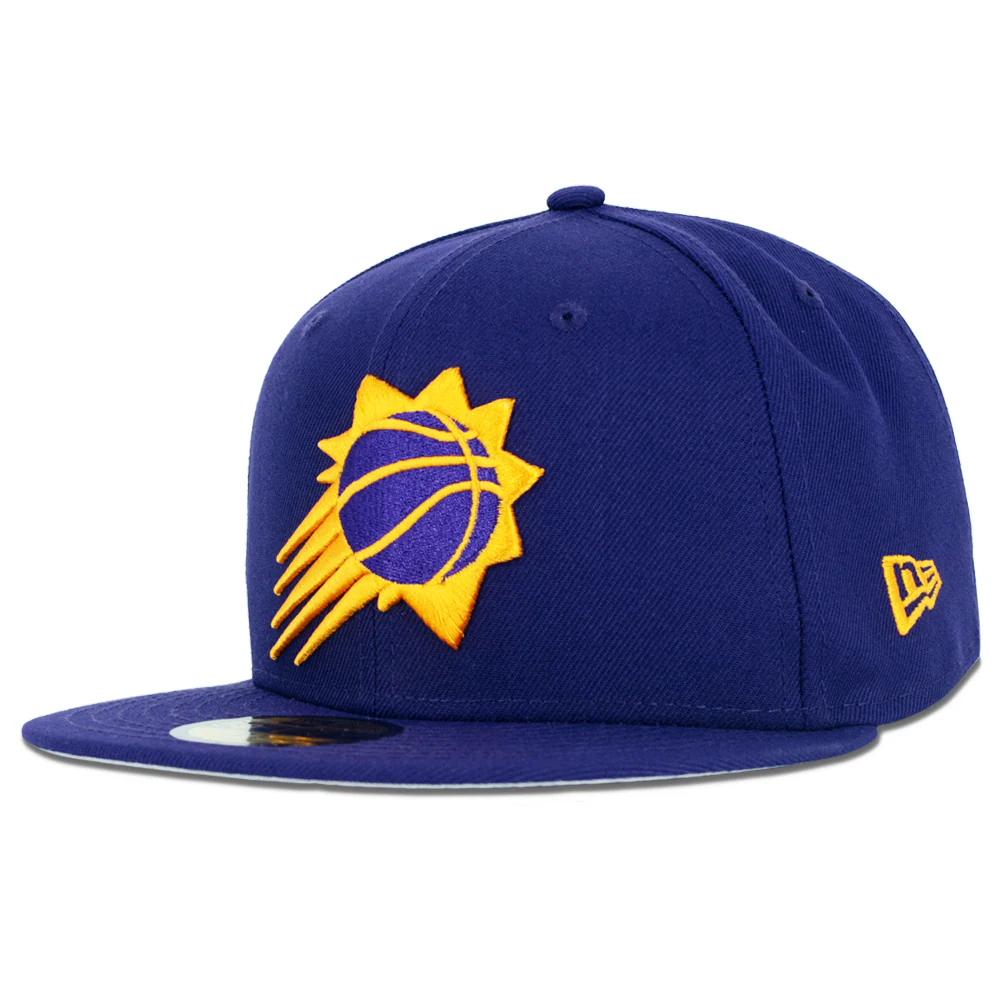 NBA Phoenix Suns New Era Basic Tonal 59FIFTY Fitted Hat - Purple