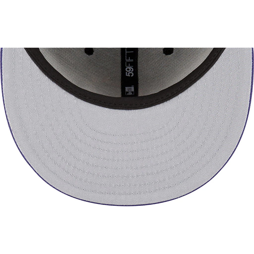 NBA Phoenix Suns New Era Two-Tone Basic 59FIFTY Fitted Hat - Black - Image 7