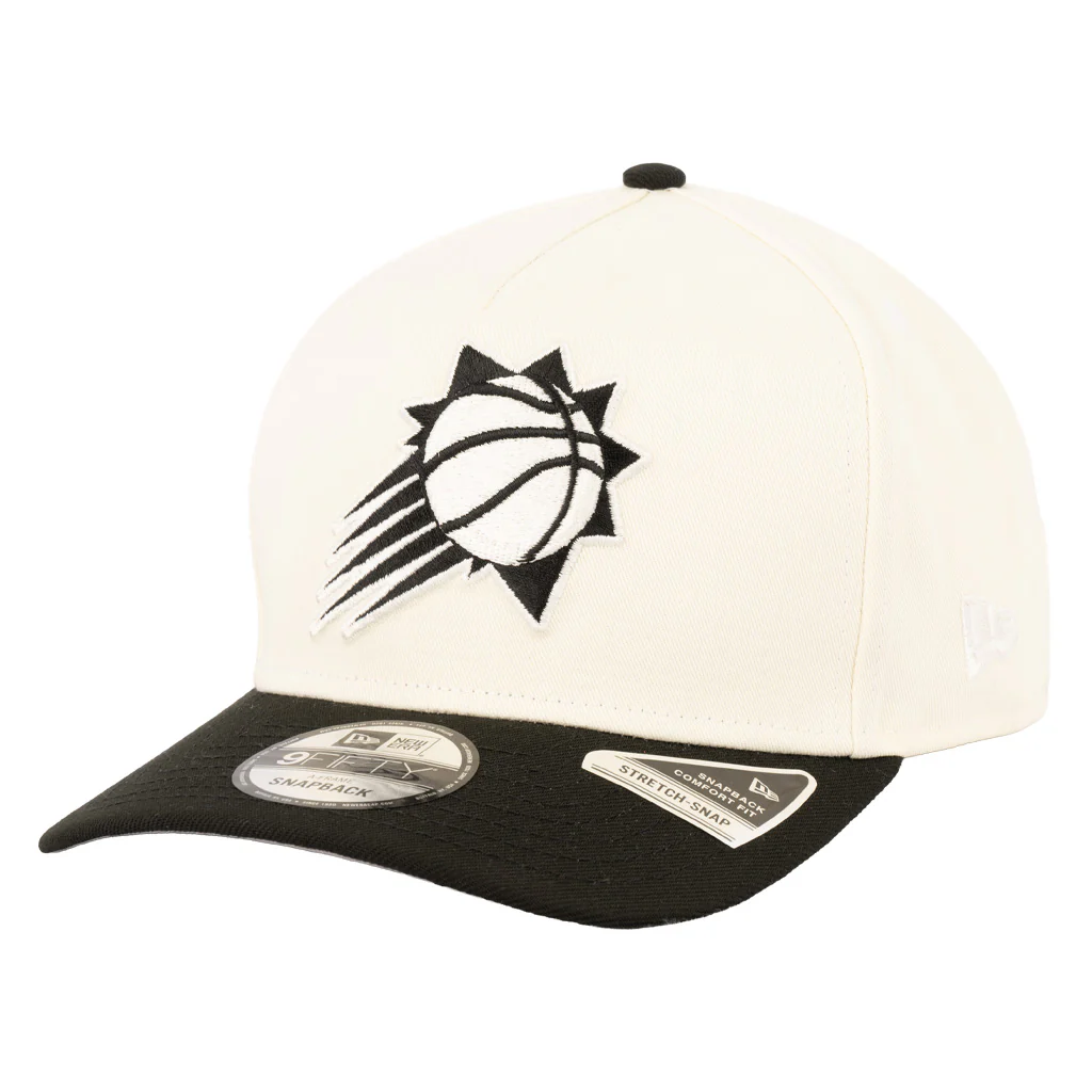NBA Phoenix Suns New Era Two-Tone Classified 9FIFTY A-Frame Snapback Hat - Cream