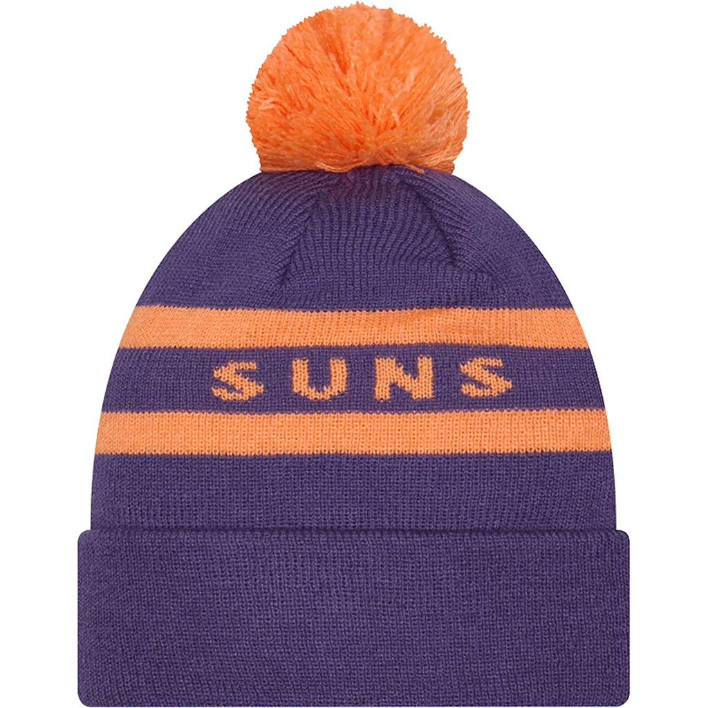 NBA Phoenix Suns New Era Two-Tone Text Knit Hat - Purple - Image 3