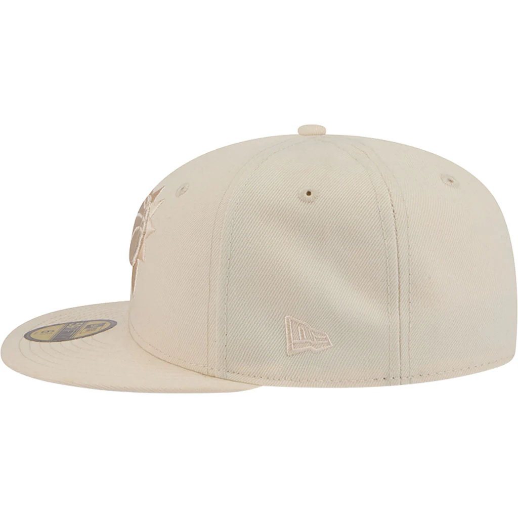 NBA Phoenix Suns New Era Vanilla 59FIFTY Fitted Hat - Cream - Image 4