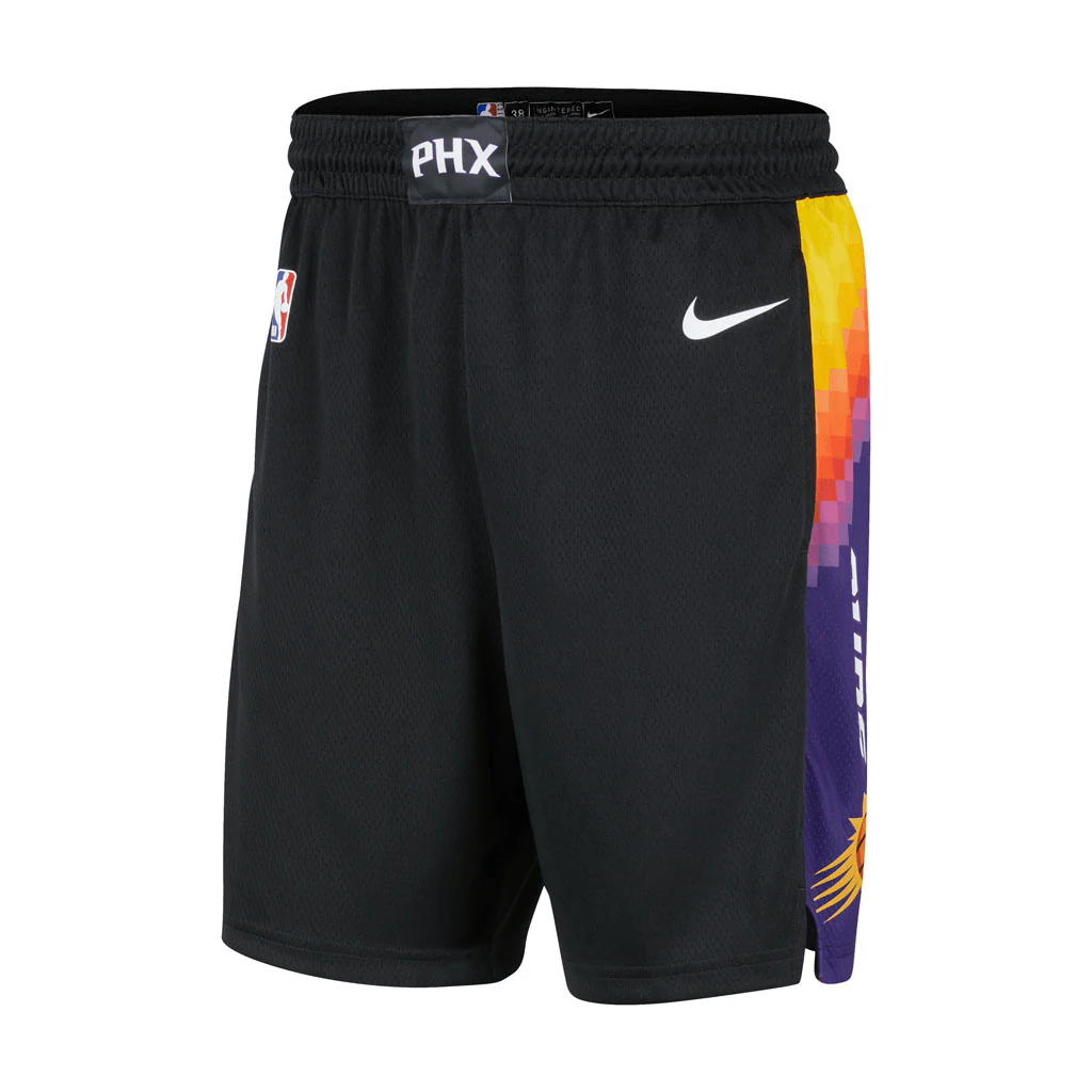 NBA Phoenix Suns Nike 2025-26 City Edition Swingman Shorts - Black - Image 2
