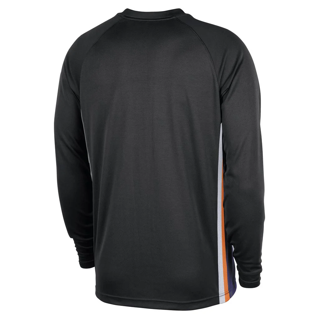 NBA Phoenix Suns Nike Game Long Sleeve T-Shirt - Black - Image 3