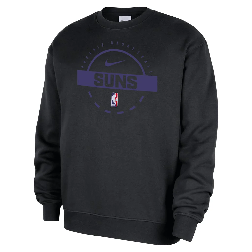 NBA Phoenix Suns Nike Practice Crew Sweatshirt - Black