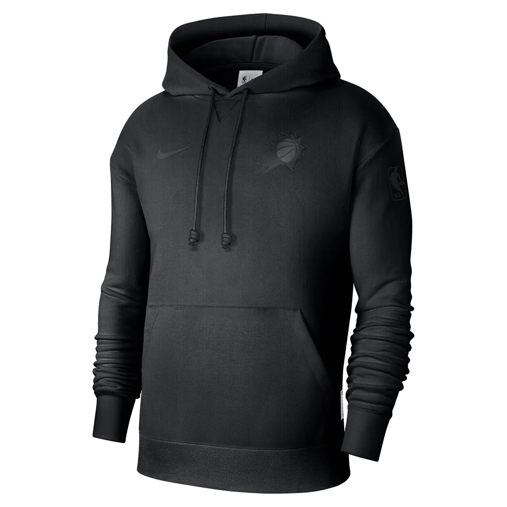 NBA Phoenix Suns Nike Travel Pullover Hoodie - Black - Image 2