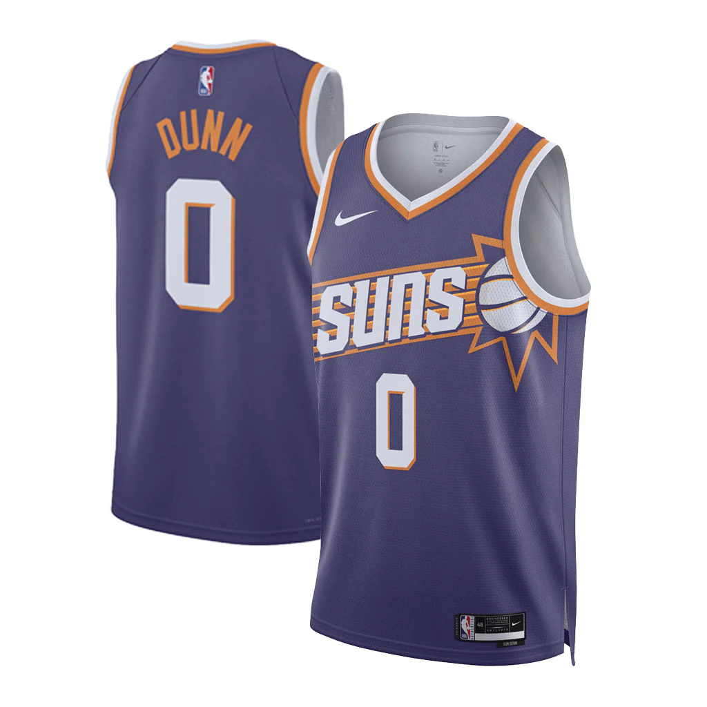 NBA Phoenix Suns Ryan Dunn Nike Icon Swingman Jersey - Purple