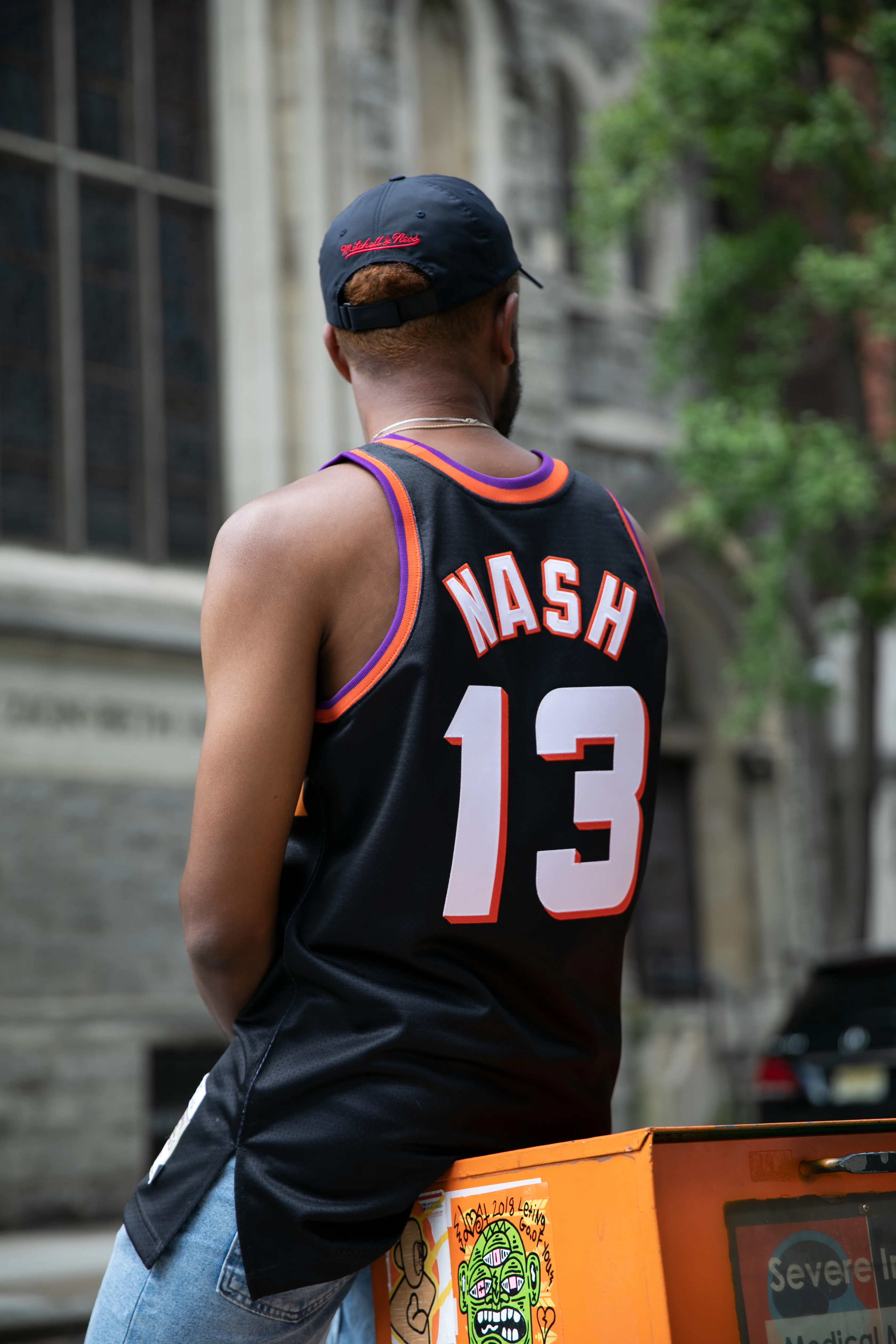 NBA Phoenix Suns Steve Nash Mitchell & Ness '96 Retro Swingman Jersey - Image 4