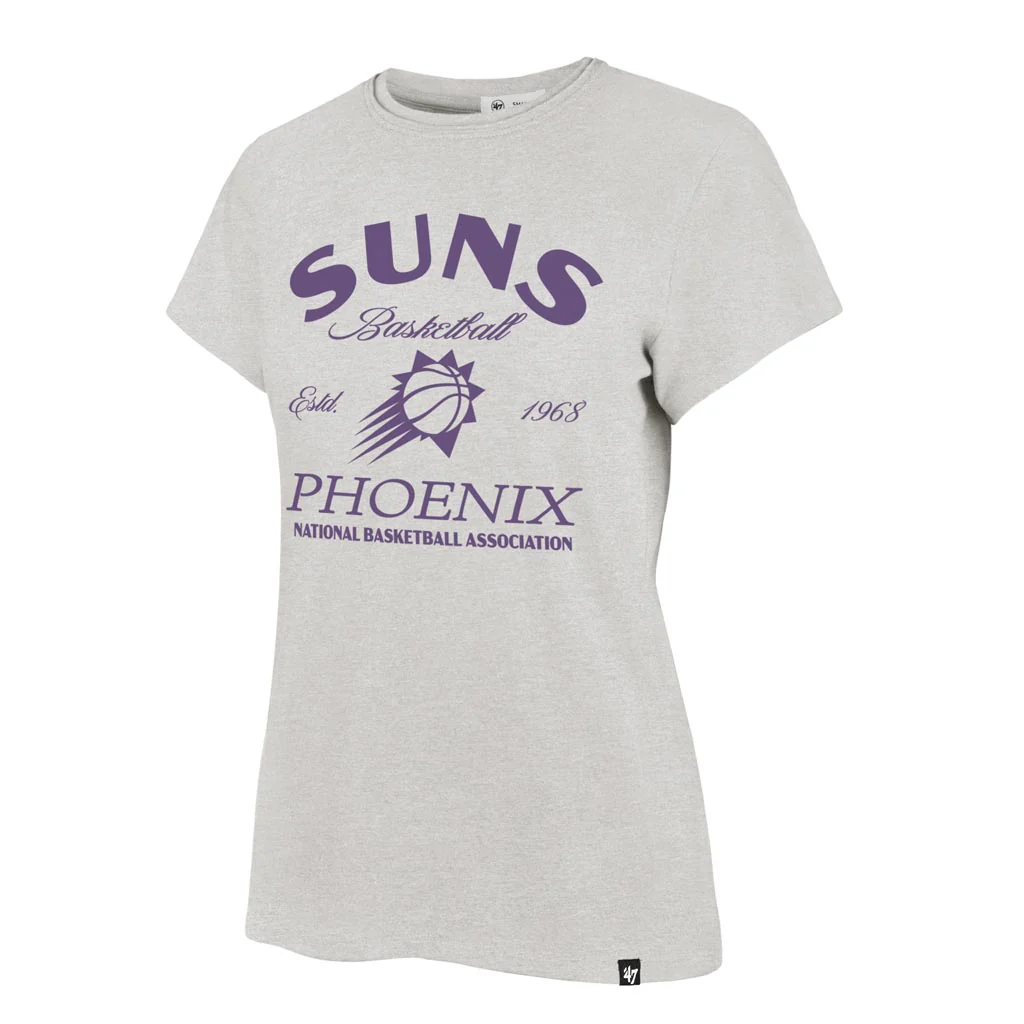NBA Phoenix Suns Women's '47 Break Free Franklin T-Shirt - Gray - Image 2