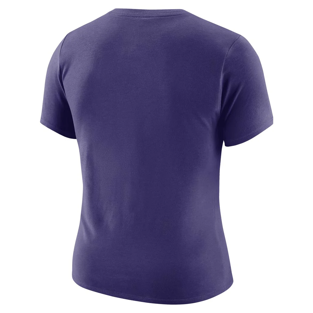 NBA Phoenix Suns Women's Nike Modest Crop Top - Purple - Image 3