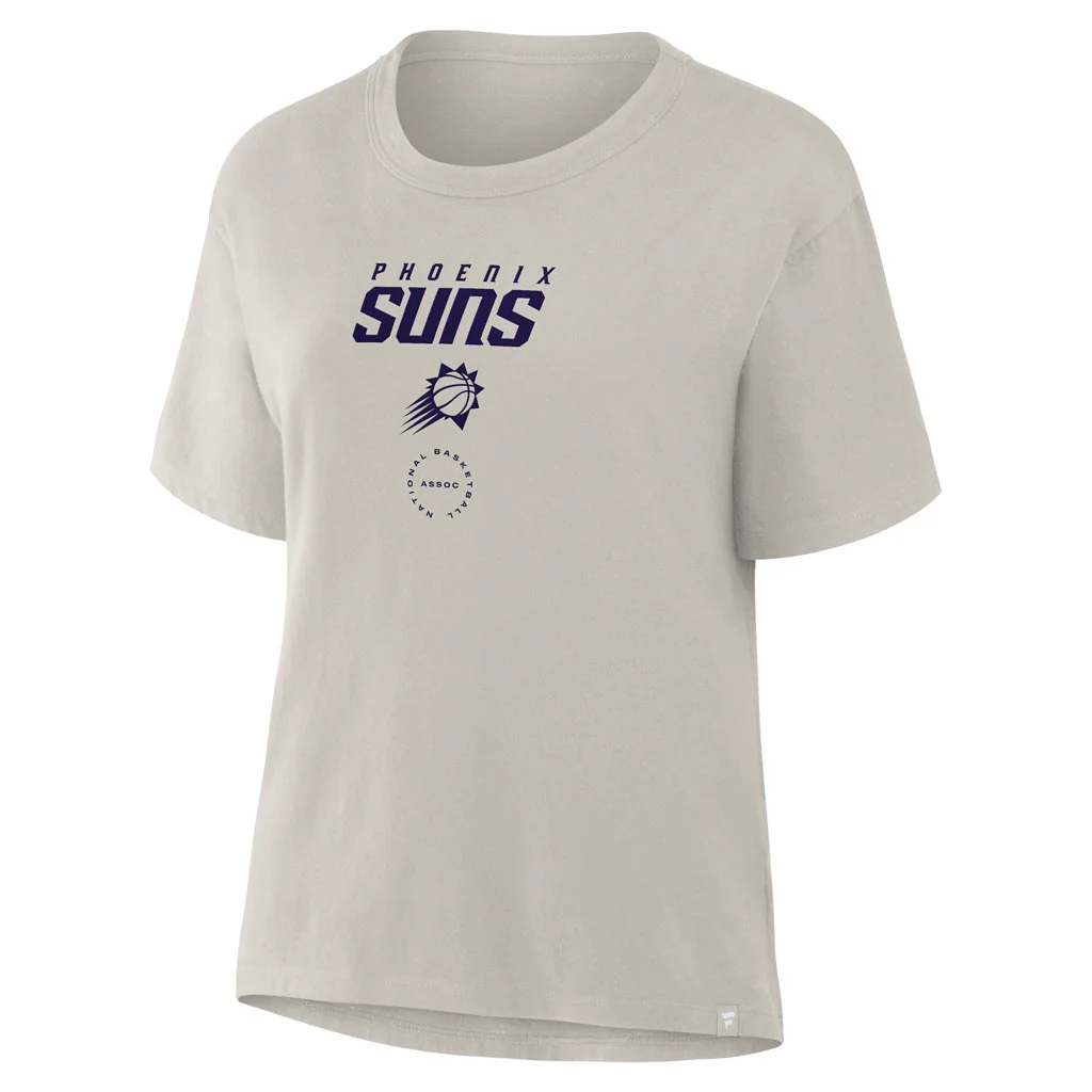 NBA Phoenix Suns Women's Fanatics Pick and Roll Legacy T-Shirt - Tan - Image 2