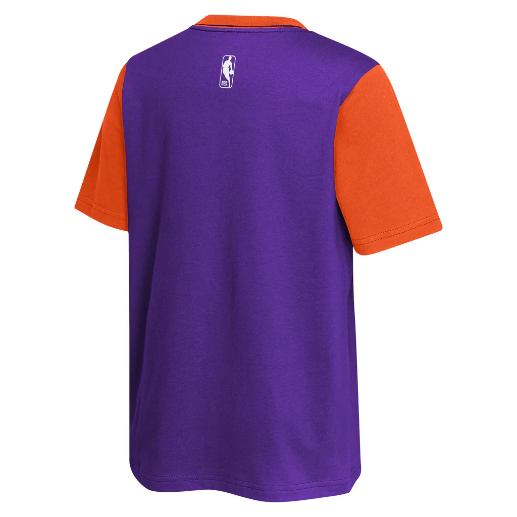NBA Phoenix Suns Youth Nike City Edition 2024/25 Colorblock T-Shirt - Image 3