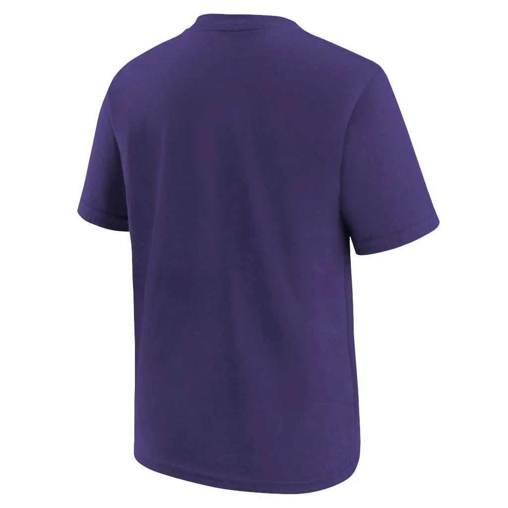 NBA Phoenix Suns Youth Nike Practice T-Shirt - Purple - Image 3