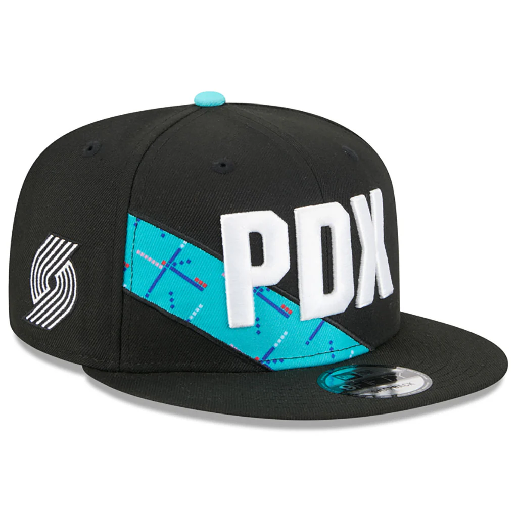 NBA Portland Trail Blazers New Era 2025-26 City Edition 9FIFTY Snapback Hat - Black