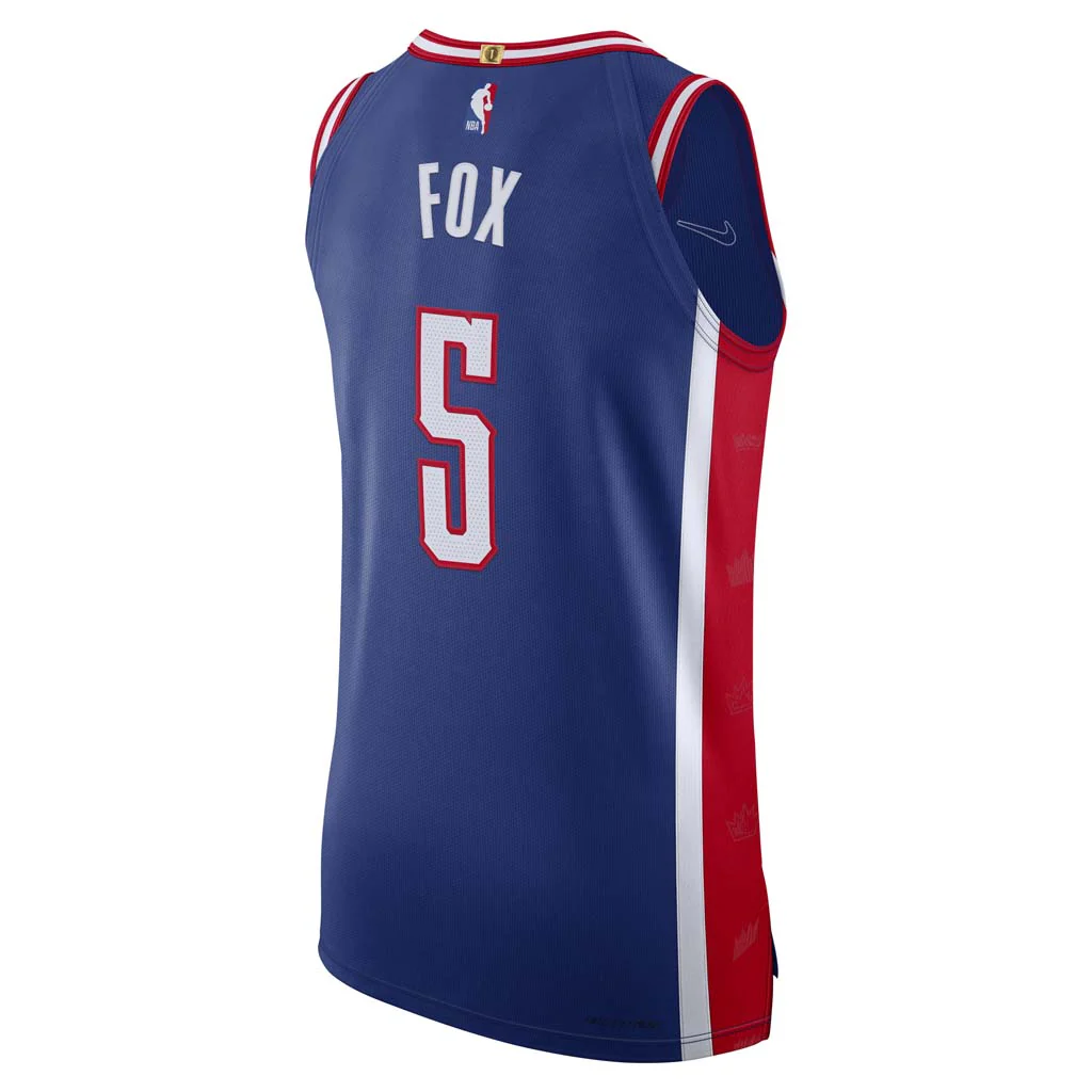 NBA Sacramento Kings De'Aaron Fox Nike 2024/25 City Edition Authentic Jersey - Image 3