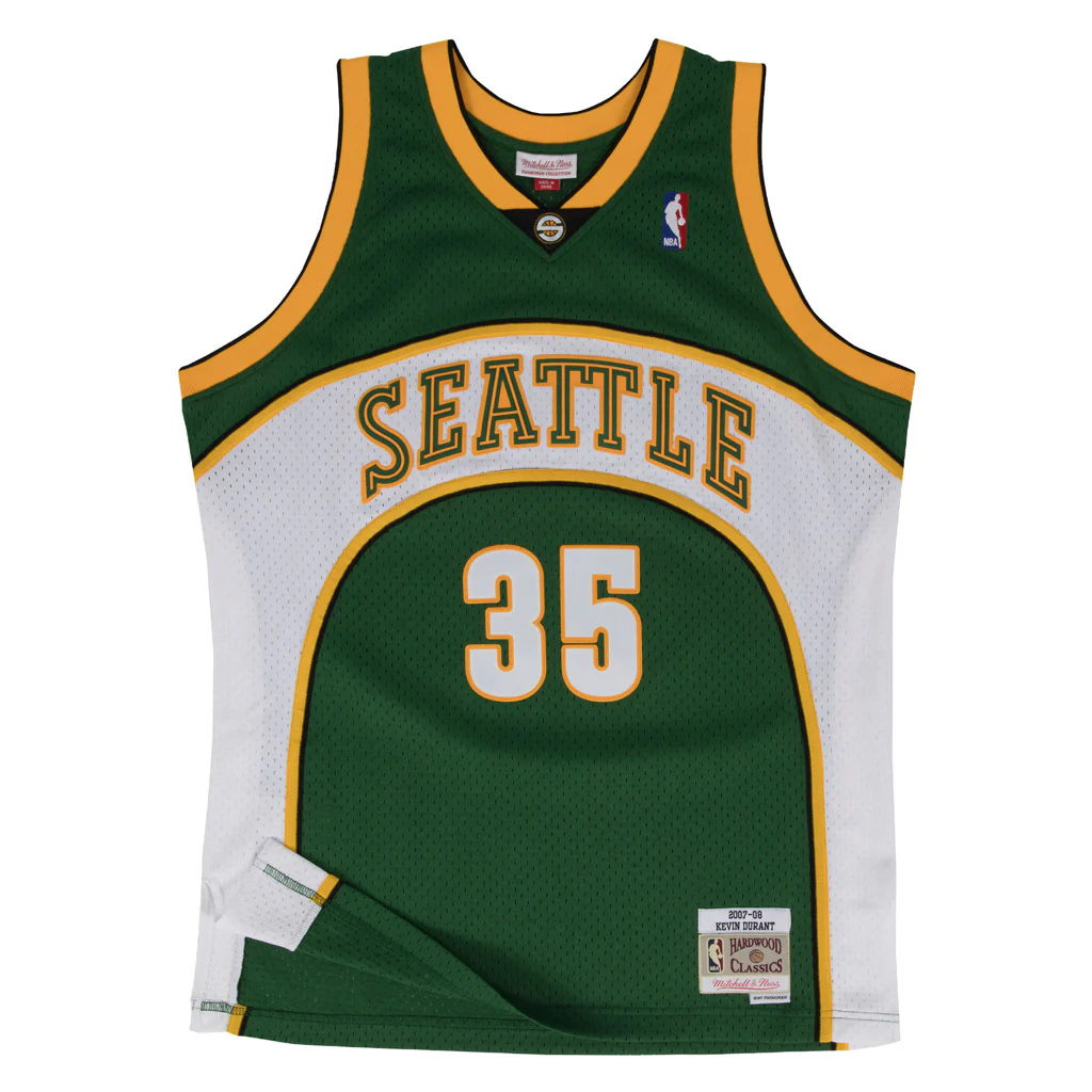 NBA Seattle Supersonics Kevin Durant Mitchell & Ness Retro Swingman Jersey