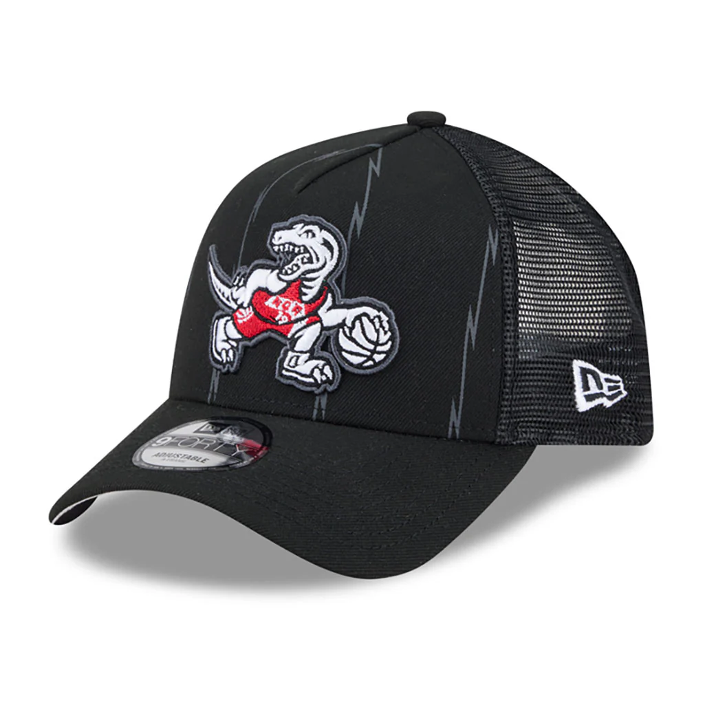 NBA Toronto Raptors New Era 2025-26 City Edition 9FORTY A-Frame Adjustable Hat - Black - Image 2