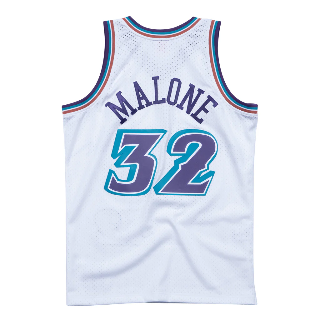 NBA Utah Jazz Karl Malone Mitchell & Ness '96 Retro Swingman Jersey - Image 2