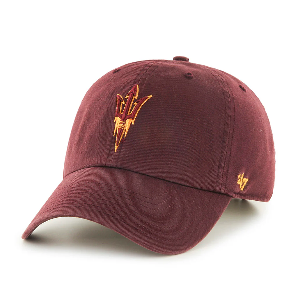 NCAA Arizona State Sun Devils '47 Logo Clean Up Adjustable Hat - Maroon