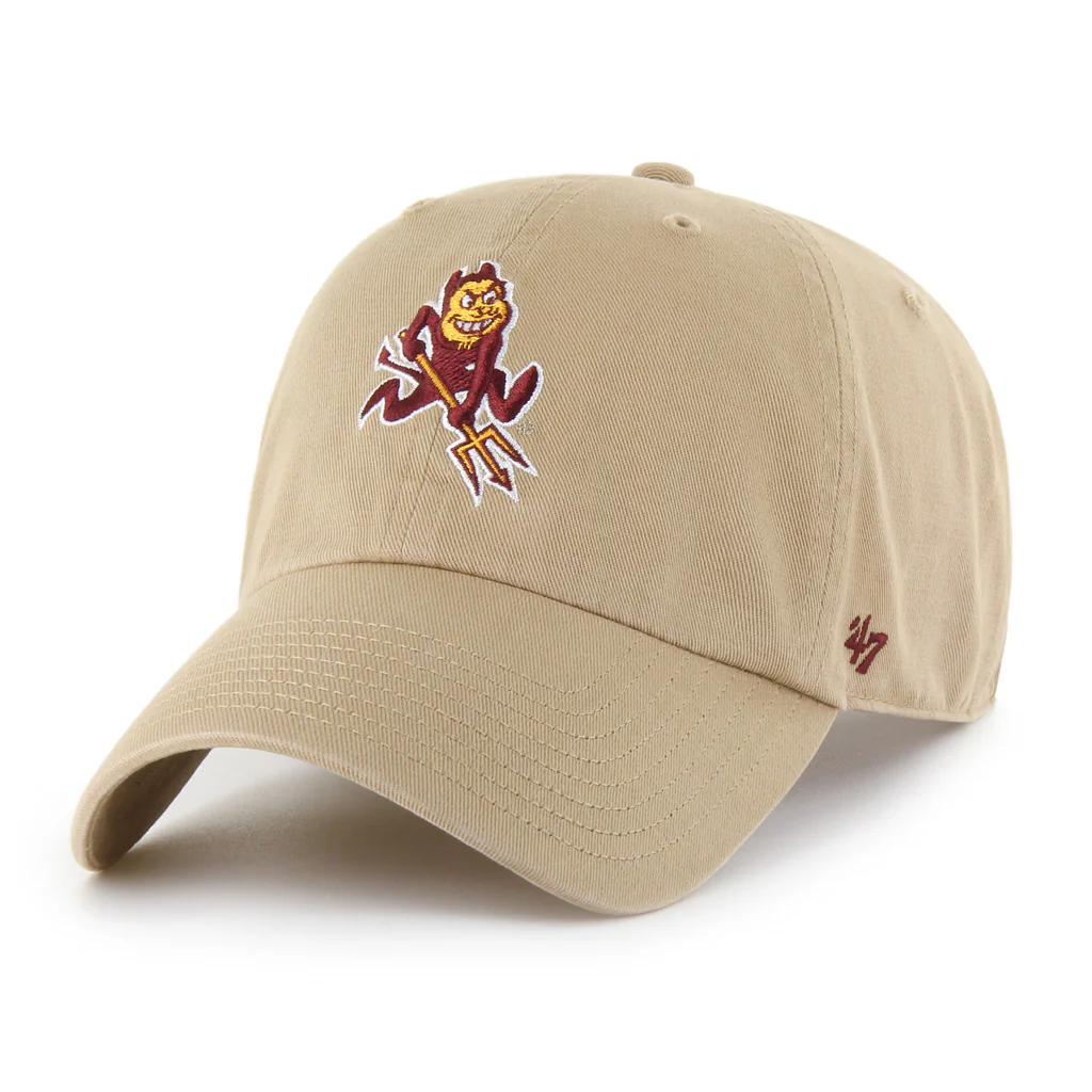 NCAA Arizona State Sun Devils '47 Sparky Clean Up Hat - Khaki