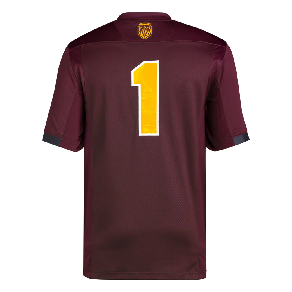 NCAA Arizona State Sun Devils adidas 2023 Premier Football Jersey - Image 2