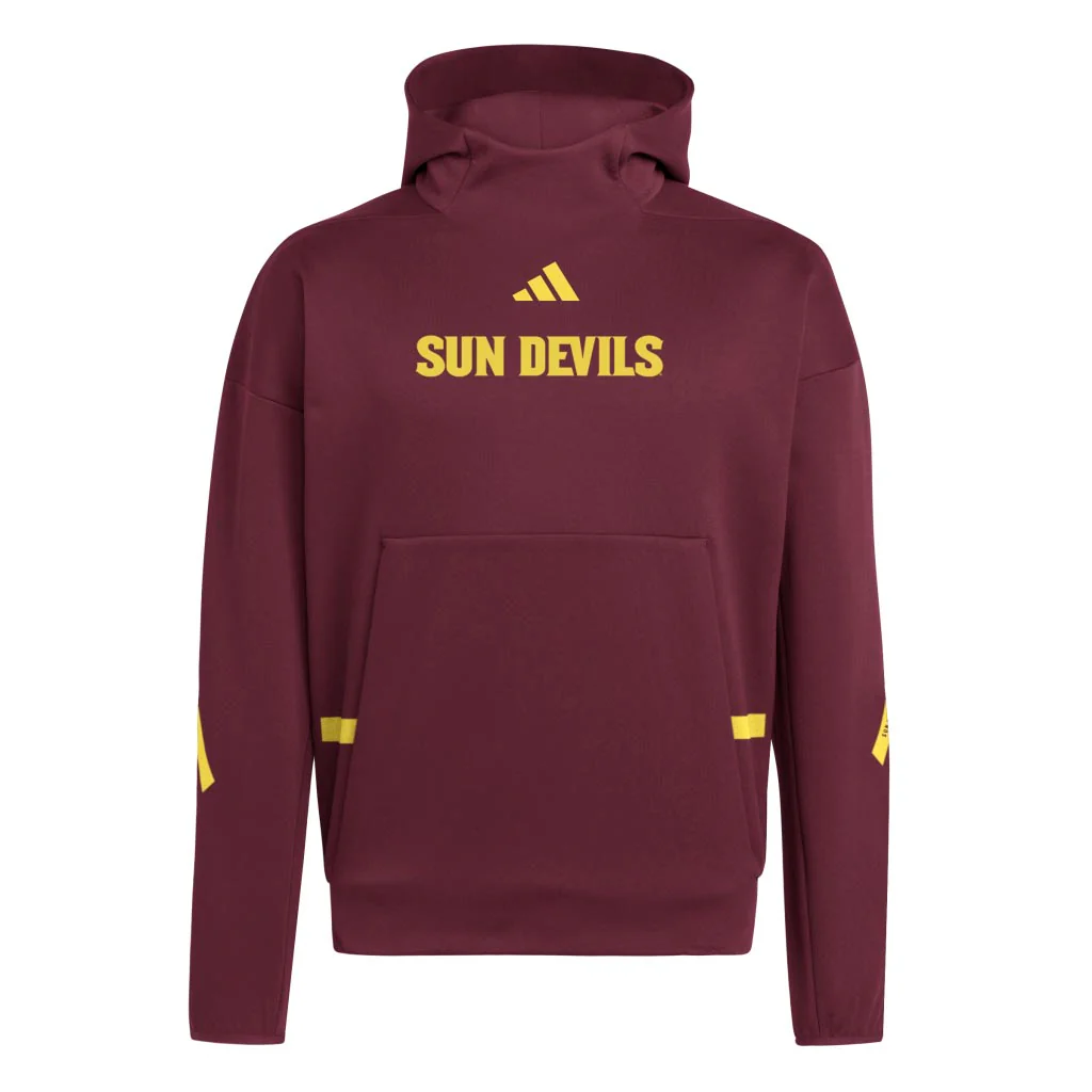 NCAA Arizona State Sun Devils adidas 2025 Sun Devils Pullover Hoodie - Maroon - Image 2