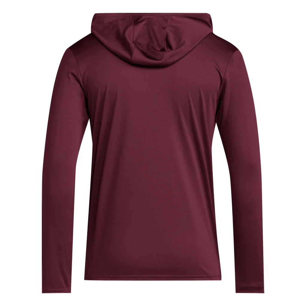 NCAA Arizona State Sun Devils adidas 2025 Training Long Sleeve Hoodie - Maroon - Image 3