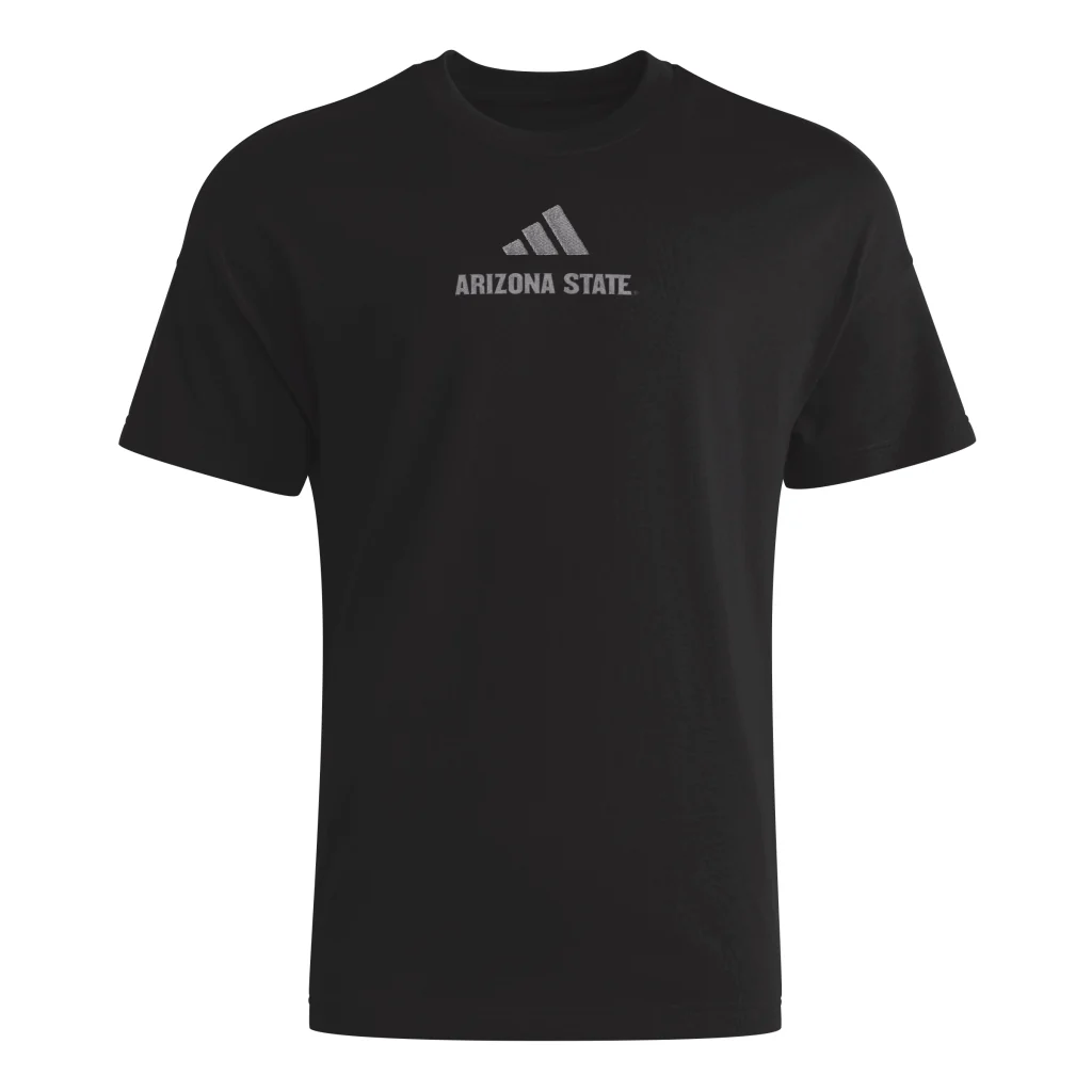 NCAA Arizona State Sun Devils adidas All SZN T-Shirt - Black - Image 2