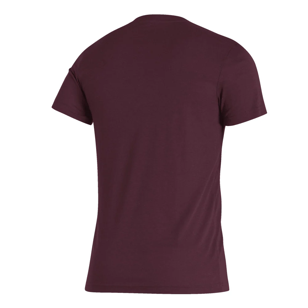 NCAA Arizona State Sun Devils adidas Established Tri-Blend T-Shirt - Maroon - Image 2