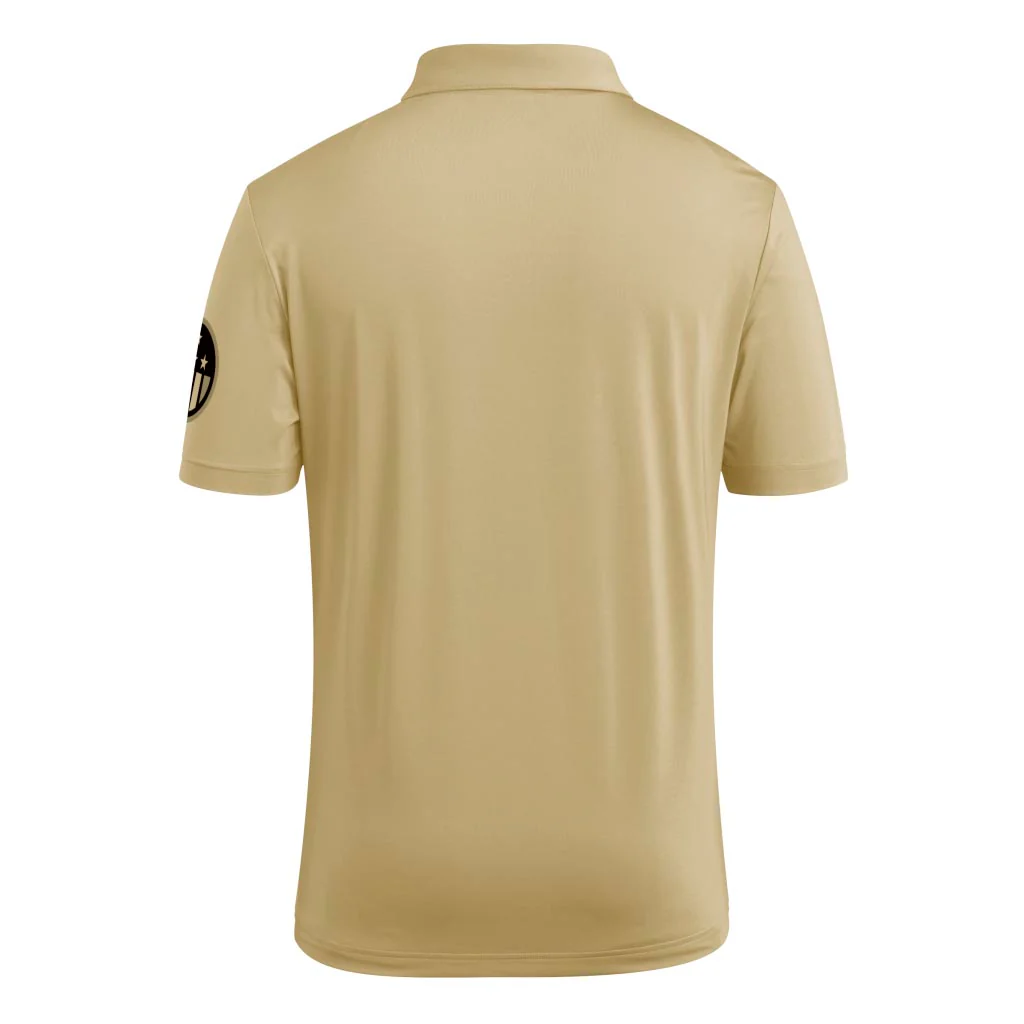 NCAA Arizona State Sun Devils adidas Salute to Service Solid Polo - Sand - Image 3