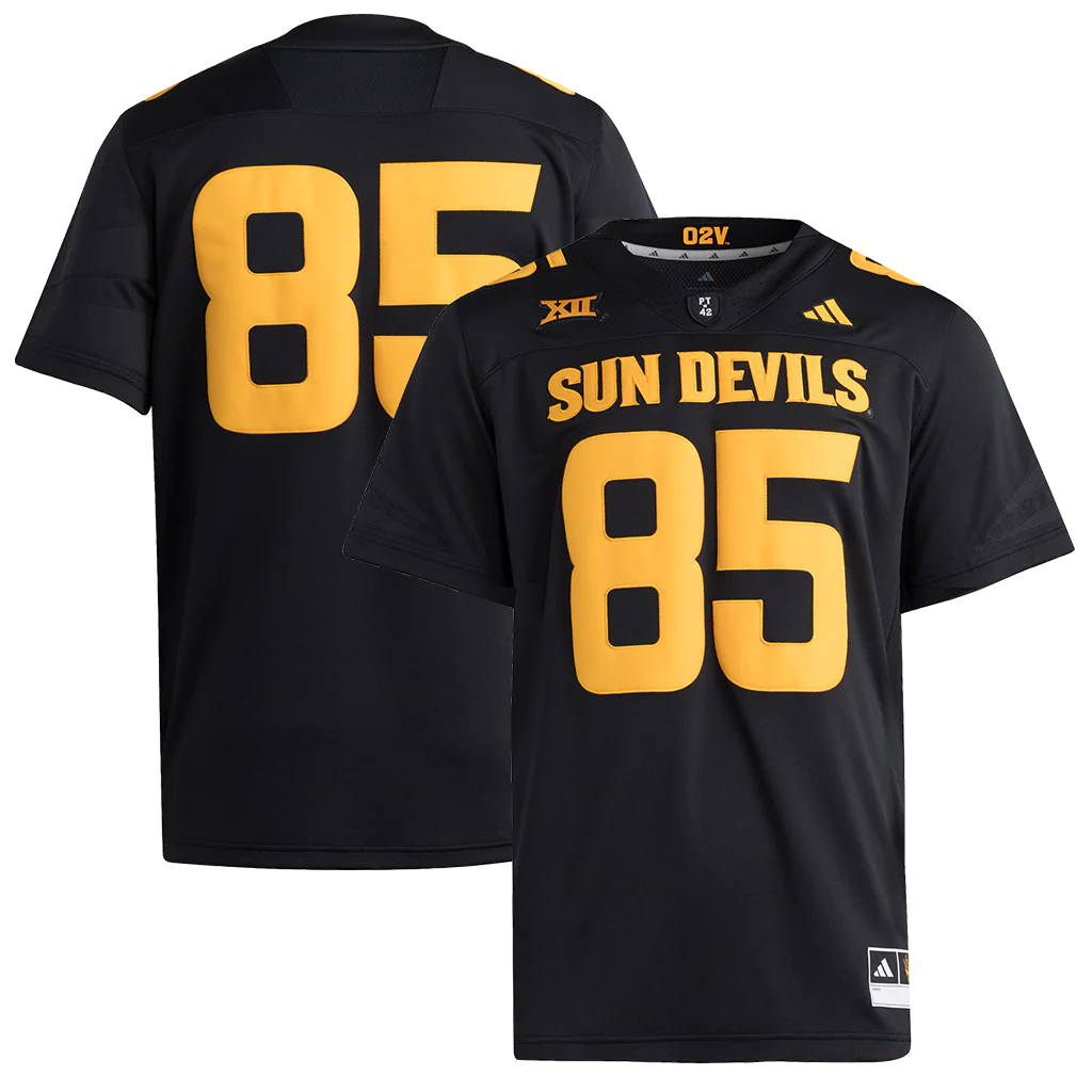 NCAA Arizona State Sun Devils adidas Alternate Premium Replica Jersey - Black