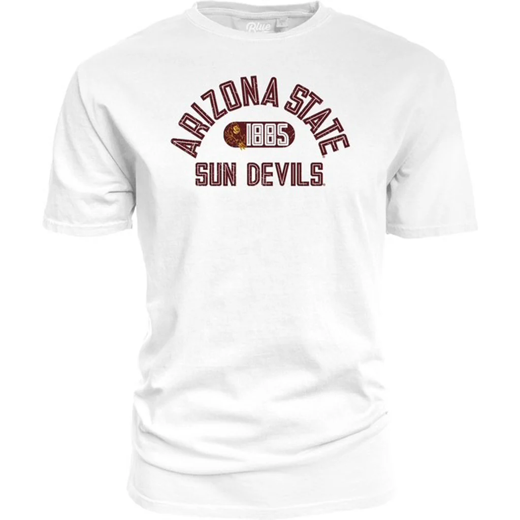 NCAA Arizona State Sun Devils Blue 84 Boowie T-Shirt - White