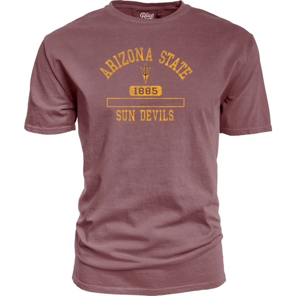 NCAA Arizona State Sun Devils Blue 84 Break Camp T-Shirt - Maroon