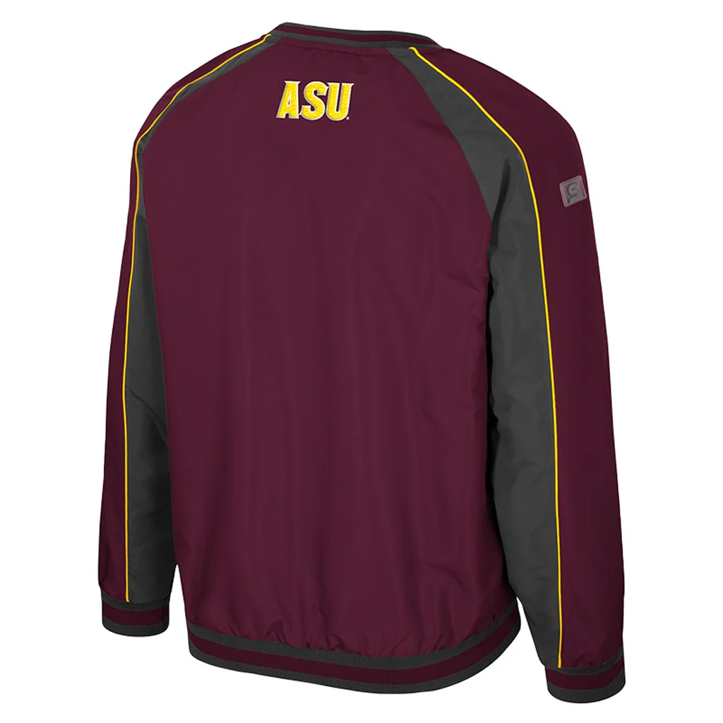 NCAA Arizona State Sun Devils Colosseum Goes America Coach Jacket - Maroon - Image 2