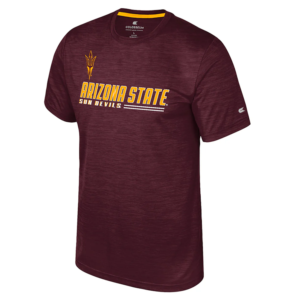 NCAA Arizona State Sun Devils Colosseum Langmore T-Shirt - Maroon