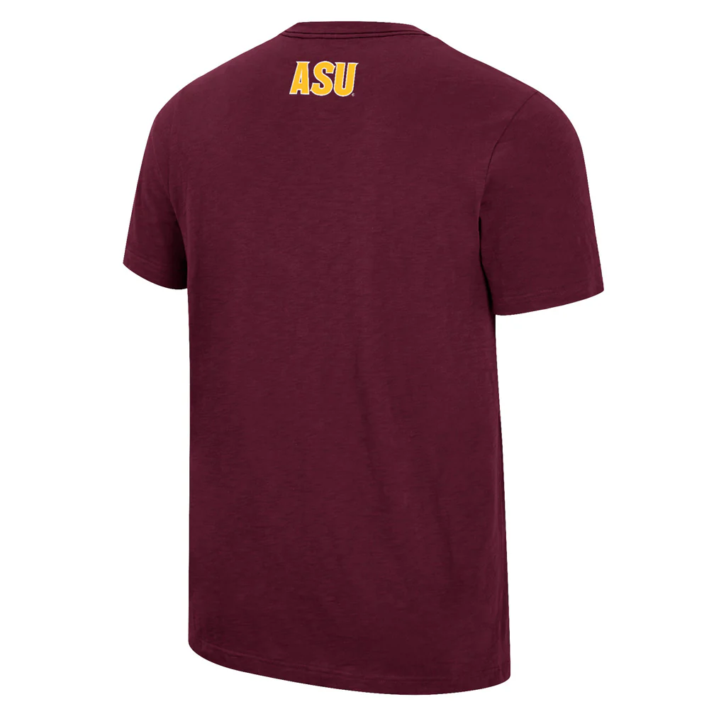NCAA Arizona State Sun Devils Colosseum Objection! T-Shirt - Maroon - Image 2