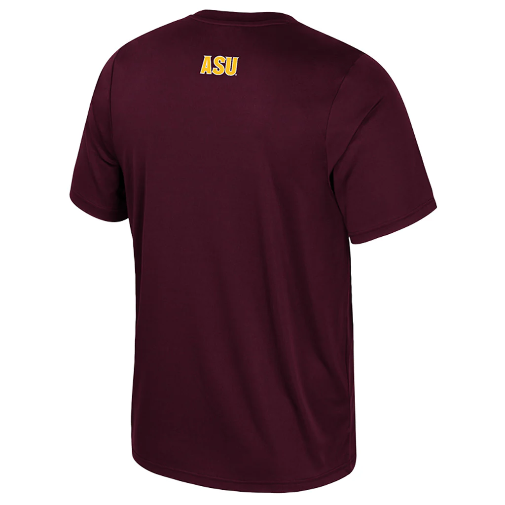 NCAA Arizona State Sun Devils Colosseum Quantum T-Shirt - Maroon - Image 2