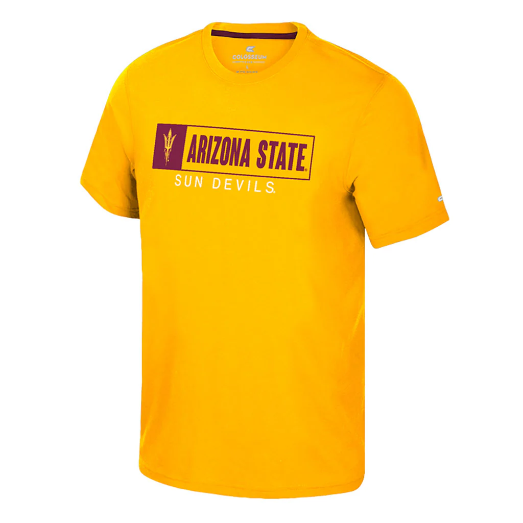 NCAA Arizona State Sun Devils Colosseum Rabban T-Shirt - Gold