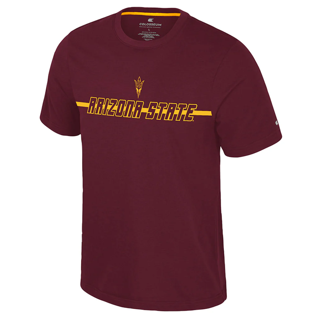 NCAA Arizona State Sun Devils Colosseum Teller T-Shirt - Maroon