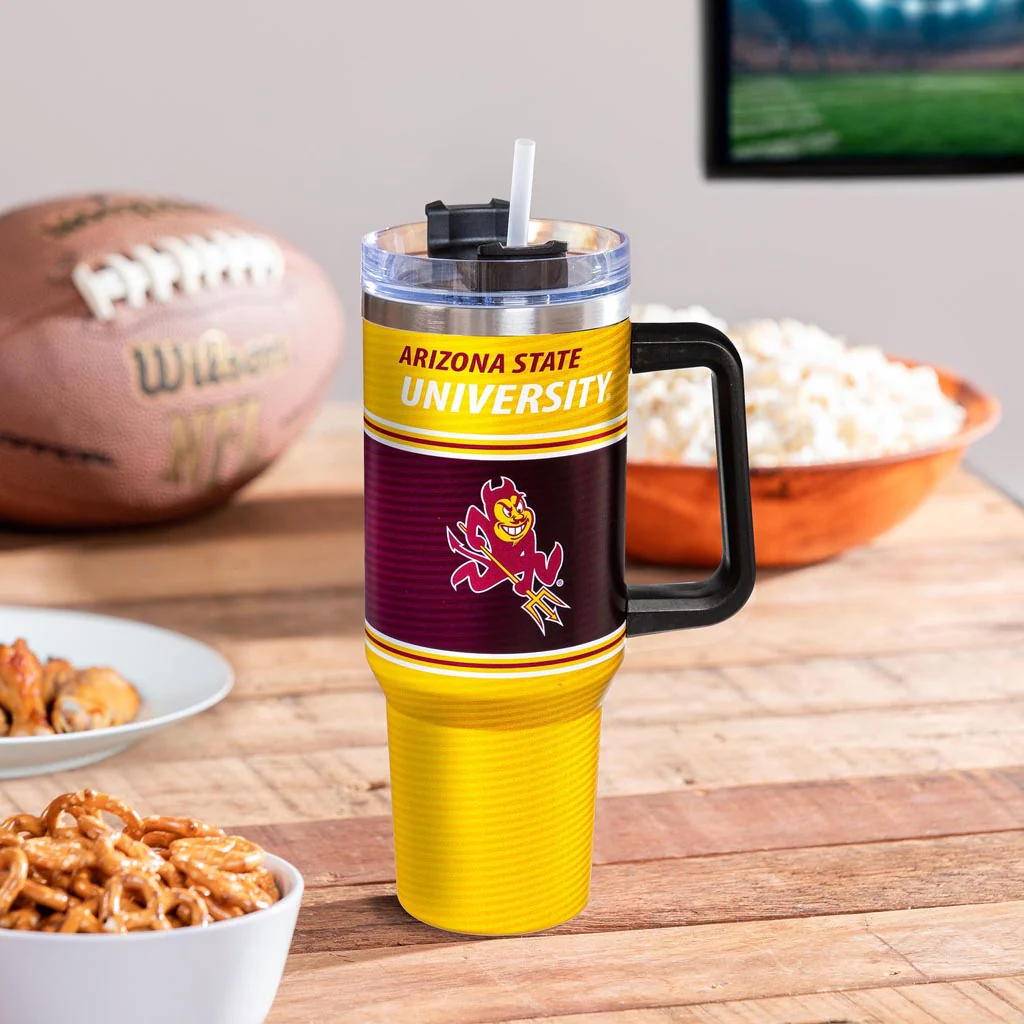 NCAA Arizona State Sun Devils Evergreen 40oz Canyon Tumbler - Image 2