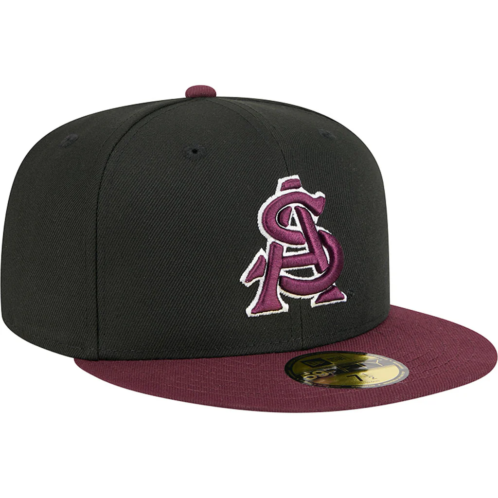 NCAA Arizona State Sun Devils New Era 2026 Onfield Baseball 59FIFTY Fitted Hat - Black - Image 2