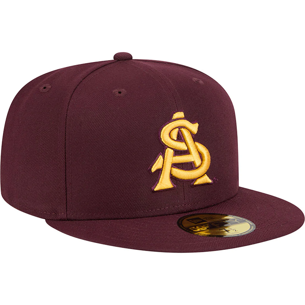 NCAA Arizona State Sun Devils New Era 2026 Onfield Baseball 59FIFTY Fitted Hat - Maroon - Image 2