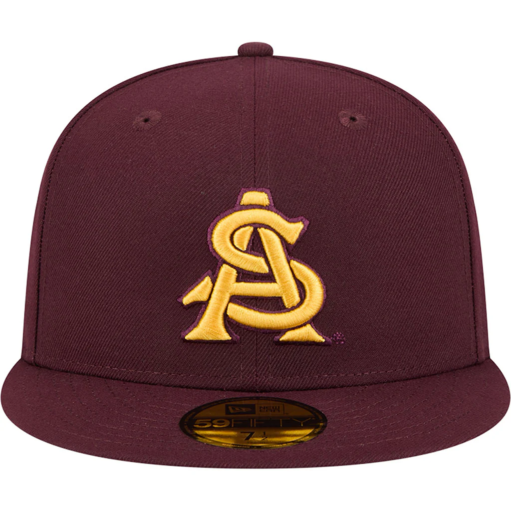 NCAA Arizona State Sun Devils New Era 2026 Onfield Baseball 59FIFTY Fitted Hat - Maroon - Image 3