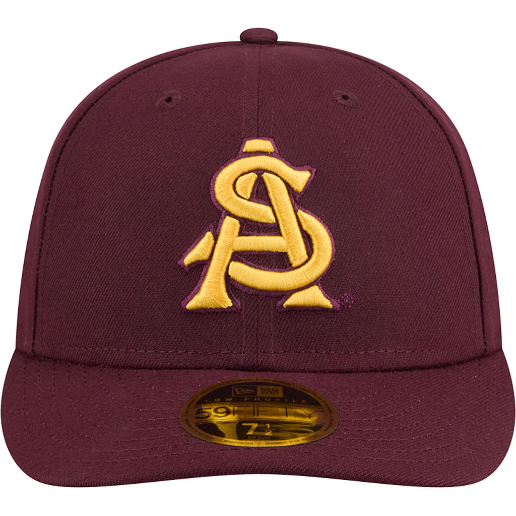 NCAA Arizona State Sun Devils New Era 2026 Onfield Baseball Low Profile 59FIFTY Fitted Hat - Maroon - Image 3