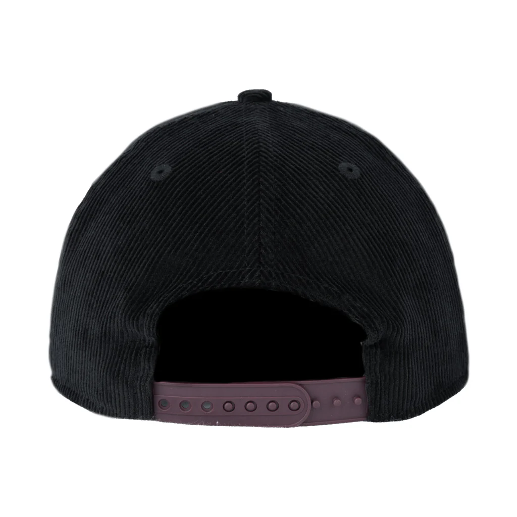 NCAA Arizona State Sun Devils New Era All Corduroy 9FIFTY A-Frame Snapback Hat - Black - Image 2