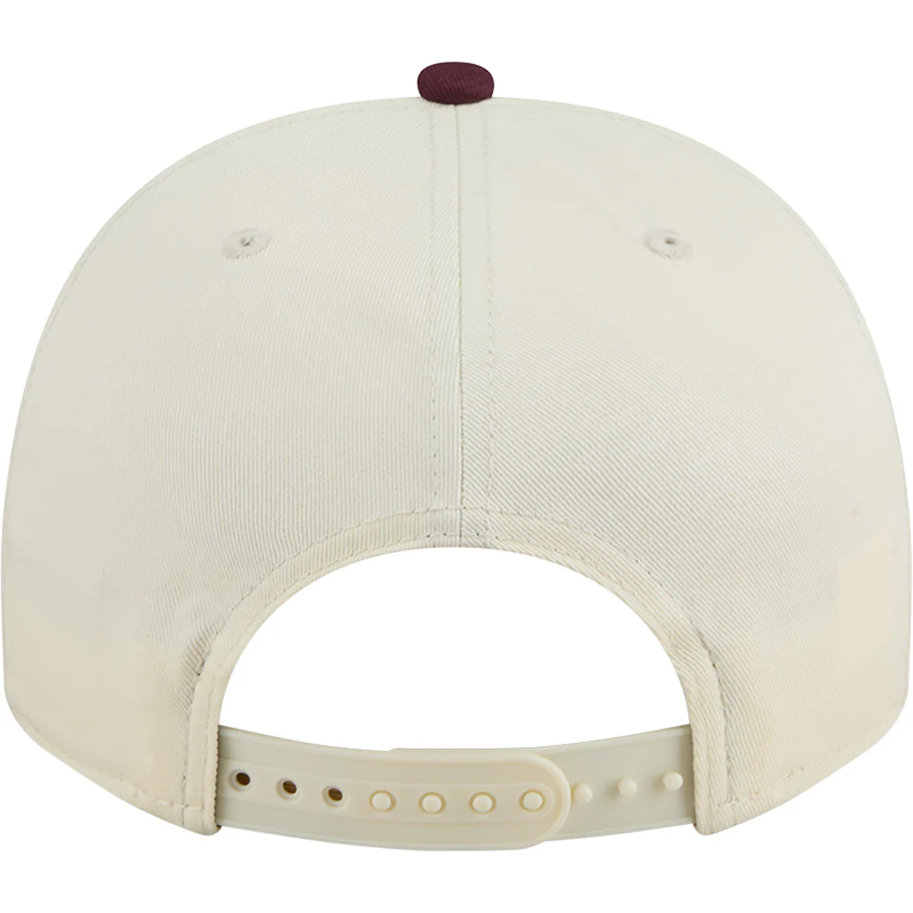 NCAA Arizona State Sun Devils New Era Chainstitch Two-Tone 9FIFTY A-Frame Snapback Hat - Cream - Image 4