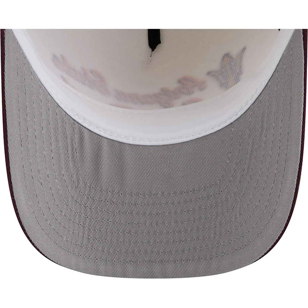 NCAA Arizona State Sun Devils New Era Chainstitch Two-Tone 9FIFTY A-Frame Snapback Hat - Cream - Image 5